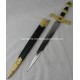 New The 22" Short Sword of King Solomon Fantasy Medieval Crusader Dagger & Scabbard