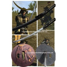 Black 41" Date Masamune Hand Forged Battle Ready Samurai Warrior Katana Sword