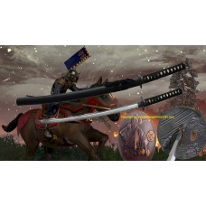 New 41" Oda Nobunaga Black High Glossy Battle Ready Samurai Warrior Katana Sword