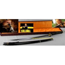 41" Handmade Battle Ready Full Tang Kill Bill Hattori Hanzo Bill Sword & Case