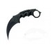 Black Karambit Knife Stainless Steel Fixed Blade Tactical Knife with Sheath and Cord Knife CSGO for Hunting Camping and Field Survival