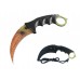 Sunset Spider Web Karambit Knife Stainless Steel Fixed Blade Tactical Knife with Sheath and Cord Knife CSGO for Hunting Camping and Field Survival