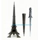 The Historical Paris Eiffel Tower Dagger Sword Knife French Table Stand Statue